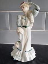 Stunning Coalport Bone China Figurine: Beatrice At The Garden Party.  Limited...