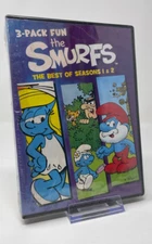 The Smurfs: 3-Pack Fun - The Best of Seasons 1 and 2 (DVD, 2013, 3-Disc Set) 📀