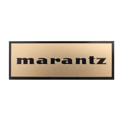 Marantz Speaker Custom Made Aluminum Logo Badge 106mm(4.17'')X39mm(1.54'')