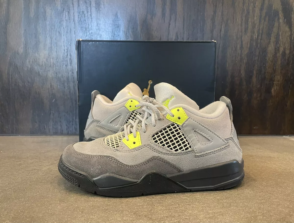 Jordan 4 Retro SE PS Cool Grey Volt Wolf Grey Size 2Y Pre Owned eBay