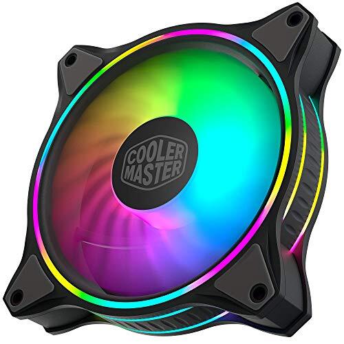 Cooler Master MasterFan MF120 Halo 3n1Fans, Duo-Ring ARGB Customizable Lighti...