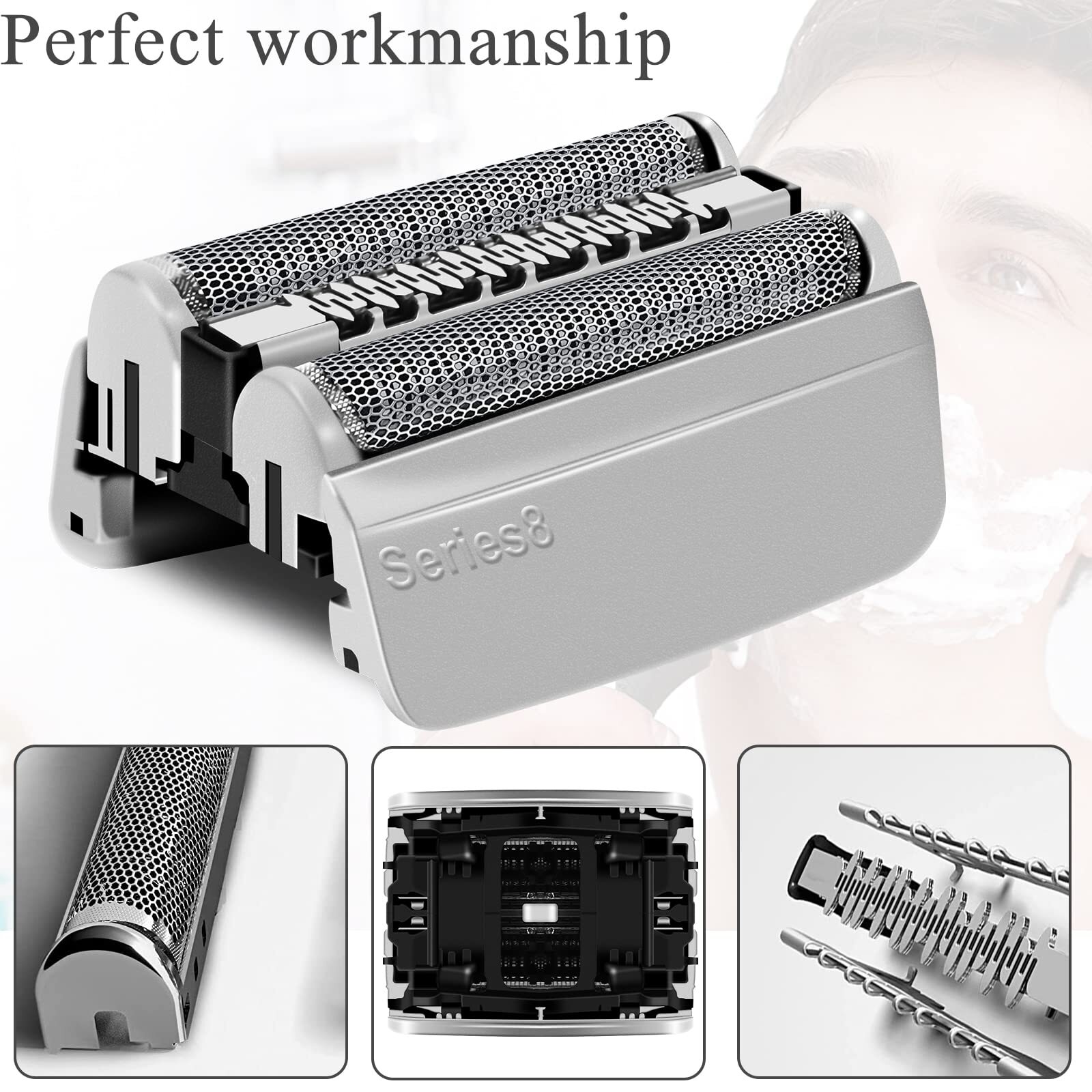 Braun 92S Scherteilekassette Kombipack - Silber (81550343) online 
