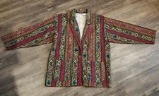 Women's Sunbelt Blazer Size Large Red Green Southwestern Aztec Career