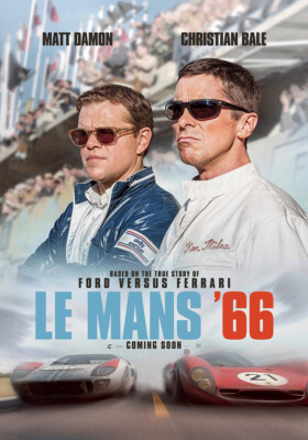 Ford v. Ferrari (2019) Le Mans 66 Movie Filmplakat Poster Matt Damon #249