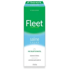 Enema Fleet Saline, Fast Constipation Relief, Hydrates and Softens - 4.5 fl oz