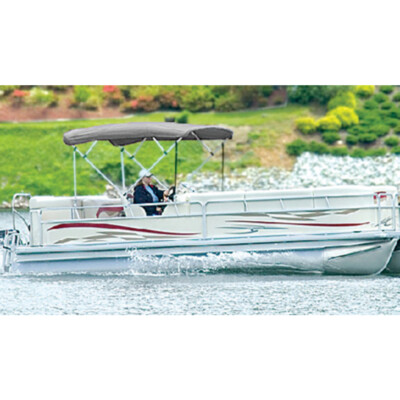 Carver 510A04 Square Tube Pontoon Bimini Tops Canvas And Boot Only
