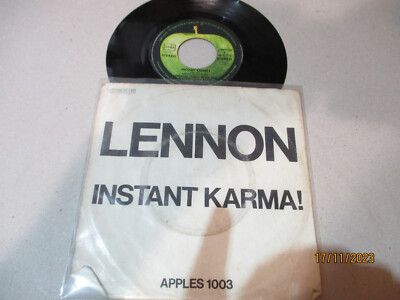 (52) John Lennon - Instant Karma  - 7'' Single Vinyl