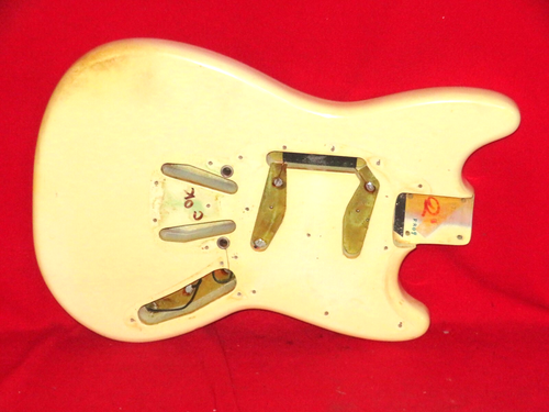Fender 1968 Olympic White Mustang Body