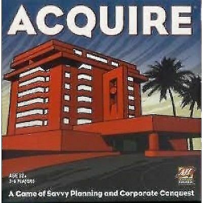 Acquire Board Game Avalon Hill strategy game 3 to 6 players Corporate Conquest.