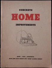 c1950 Lone Star Concrete Corp Concrete Home Improvements DIY Booklet