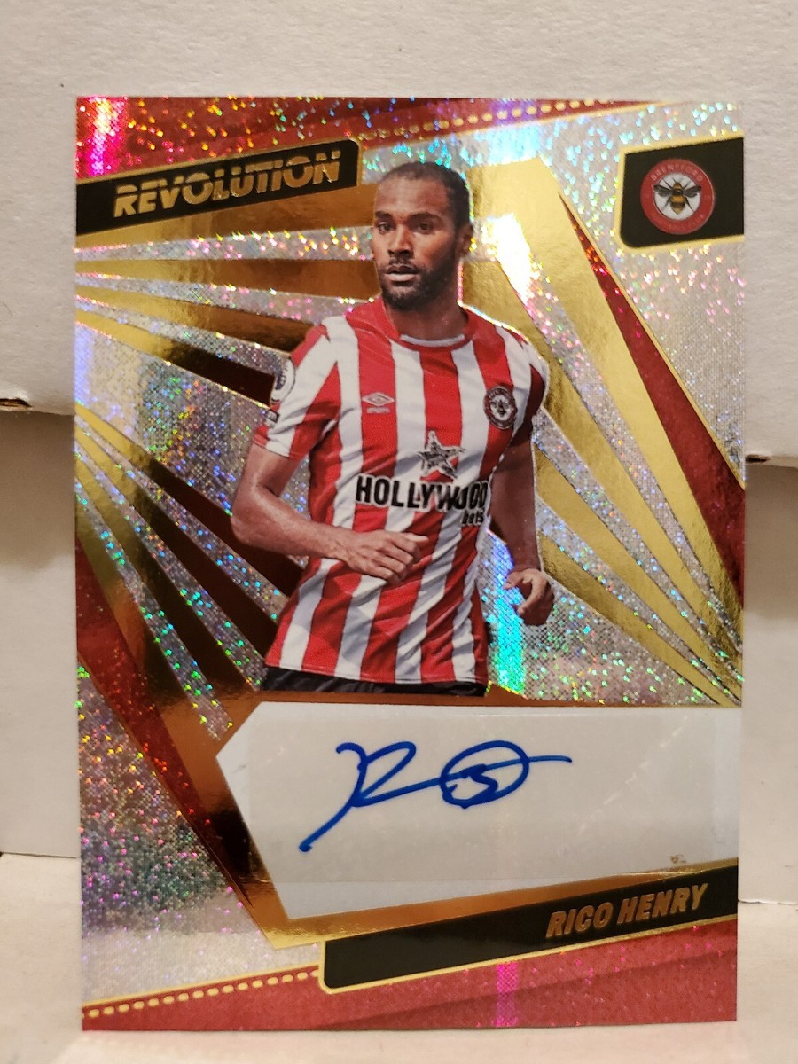 Rico Henry 2022-23 Panini Revolution Premier League Signed Auto 