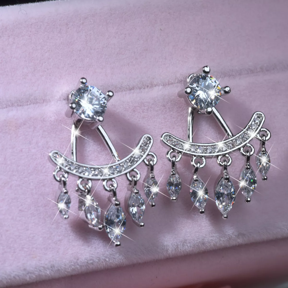 Swarovski ear jacket earrings outlet