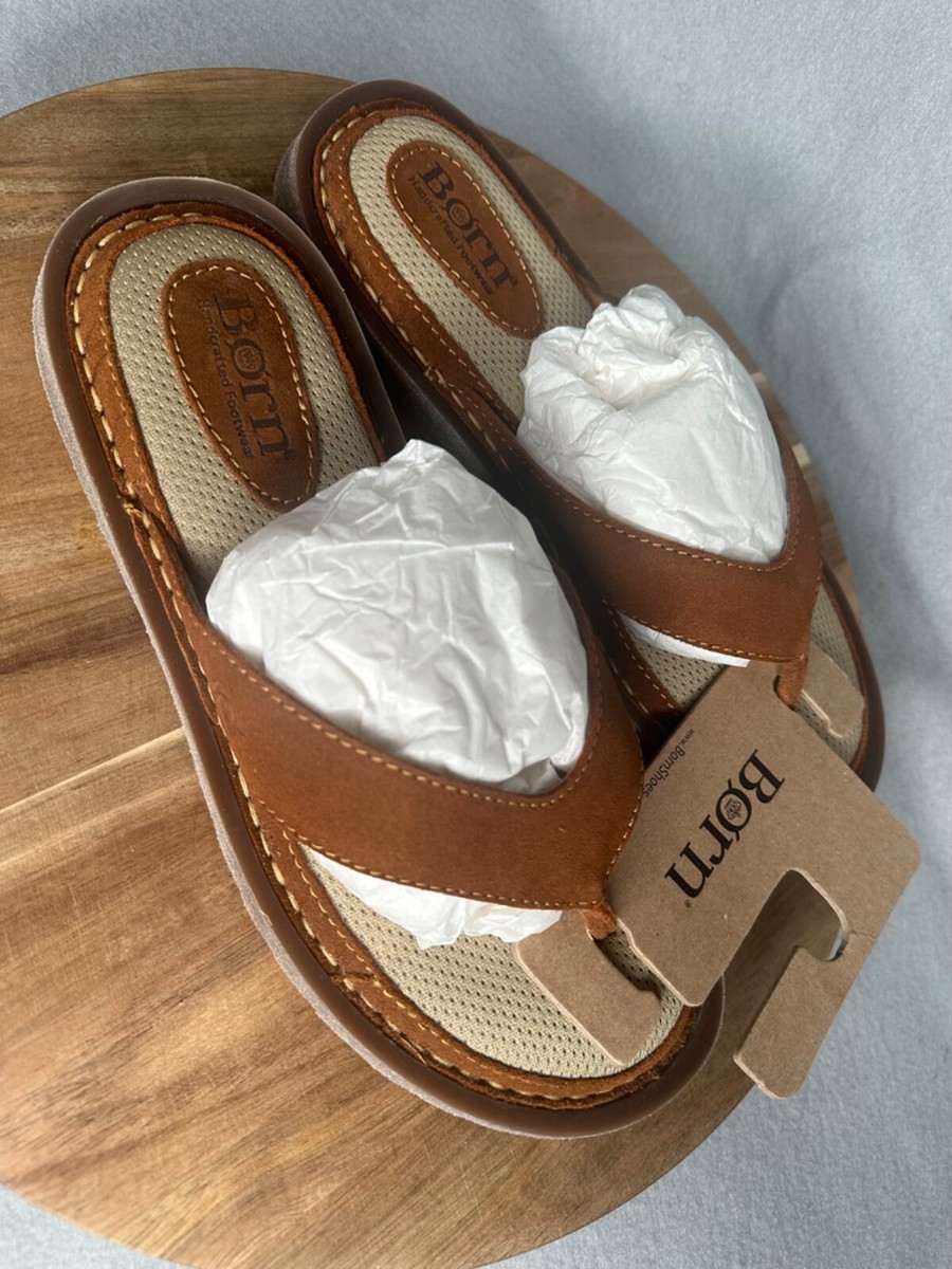 Born Owen Flip Flop - Brown (Glazed Ginger) Men Size 9 | eBay display picture 1