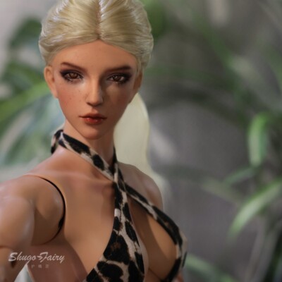 1/4 Resin BJD SD Ball Joint Body Doll Muscle Girl Darlene Swimwear Full Set Gift