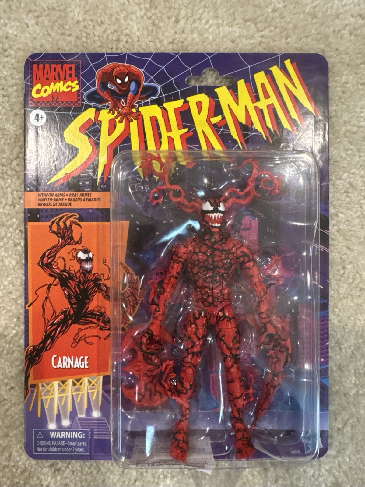 MARVEL LEGENDS RETRO CARNAGE 6