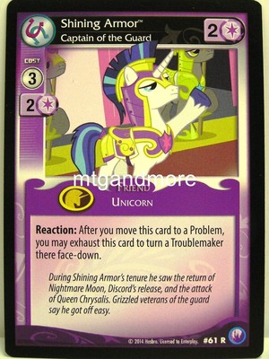 My Little Pony - #061R Shining Armor, Captain of the Guard - Canterlot Nights