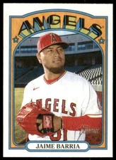 2021 Topps Heritage Jaime Barria Los Angeles Angels #219