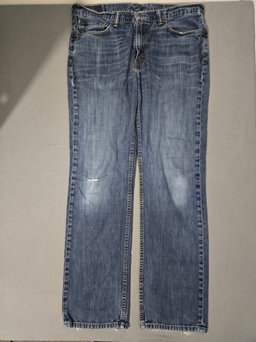 Jeans Levis uomo 36x34 514 gamba dritta piccolo foro sul ginocchio vedi foto