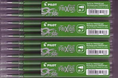 12 x PILOT Frixion Ball Tintenroller Ersatzmine Minen BLS-FR7 für BL-FR7 bl schw