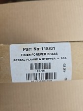 Brasstech 118/01 Disposal Flange And Stopper Forever Brass
