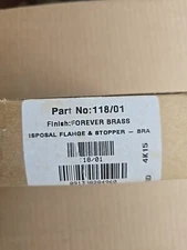 Brasstech 118/01 Disposal Flange And Stopper Forever Brass