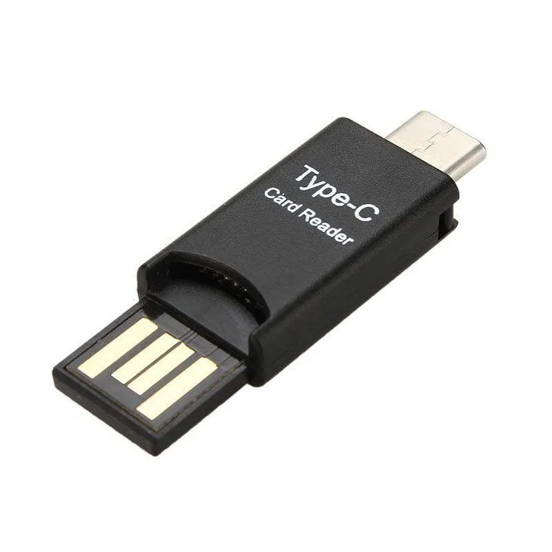 2X(Adaptateur de Lecteur de Carte USB 3.1 C USB-C Vers - TF pour TéLéPhon8)