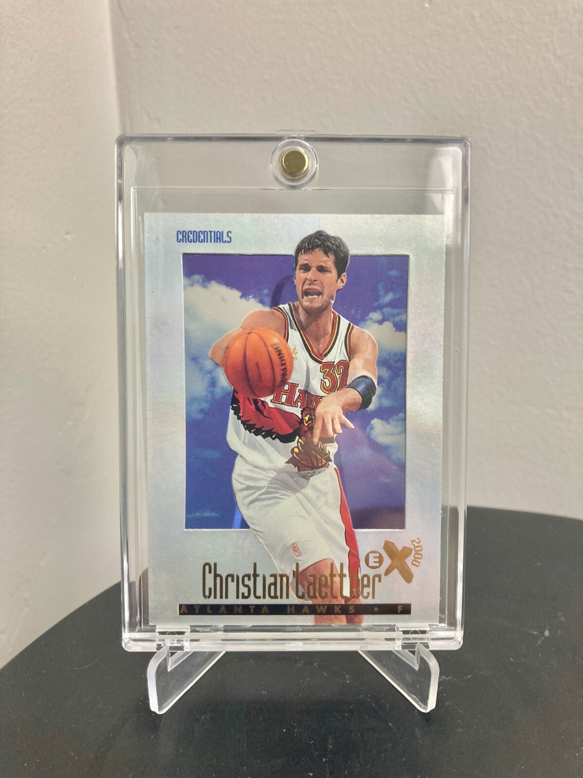 1996-97 Skybox Credentials EX-2000 #1 Christian Laettner 309/499 - Hawks