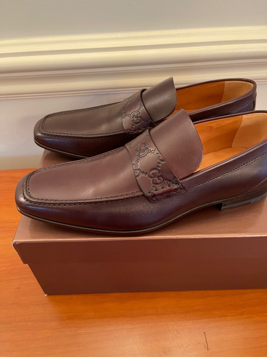 Authentic Gucci Moca Pelle S. Cuoio brown men shoes in size 7.5 | eBay