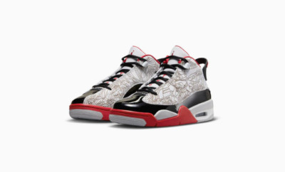 Air Jordan Dub Zero Varsity Red White Black 2022  DV1360-160 GS SIZE 6.5=Women 8