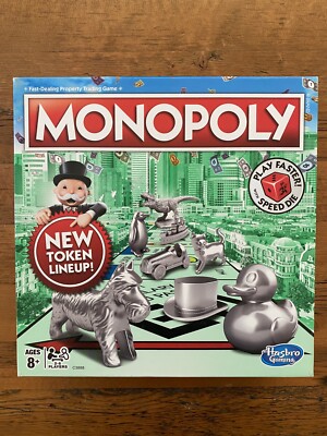 NEW 2016 Monopoly Game With New Token Lineup Family Board Game +