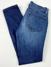 J Brand Women's Jeans Sz 26 Skinny Low Rise Medium Wash Stretch Blue Denim