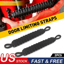 2PCS For Jeep Wrangler JK/YJ/TJ Car Door Limiting Straps Belt Set Accessorie USA