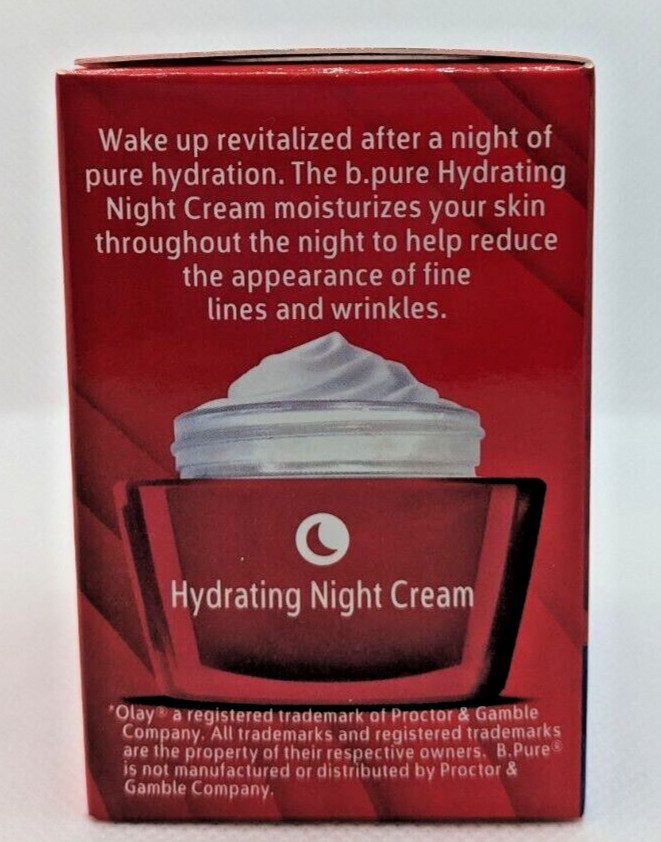 b-pure Revitalizing Hydrating Night Cream with Vitamins E, B3 & B5 - NEW