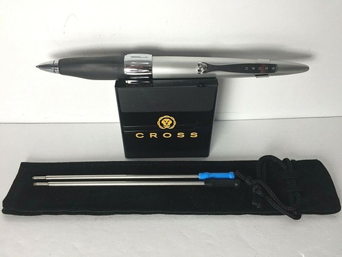 #472-4 CROSS QUICKSILVER MORPH BALLPOINT PEN WITH CHROME APPOINTMENTS - Picture 6 of 10