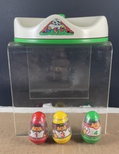 WEEBLES wobble LOT boy girl merry go round 1972 Playground School Set HTF EUC
