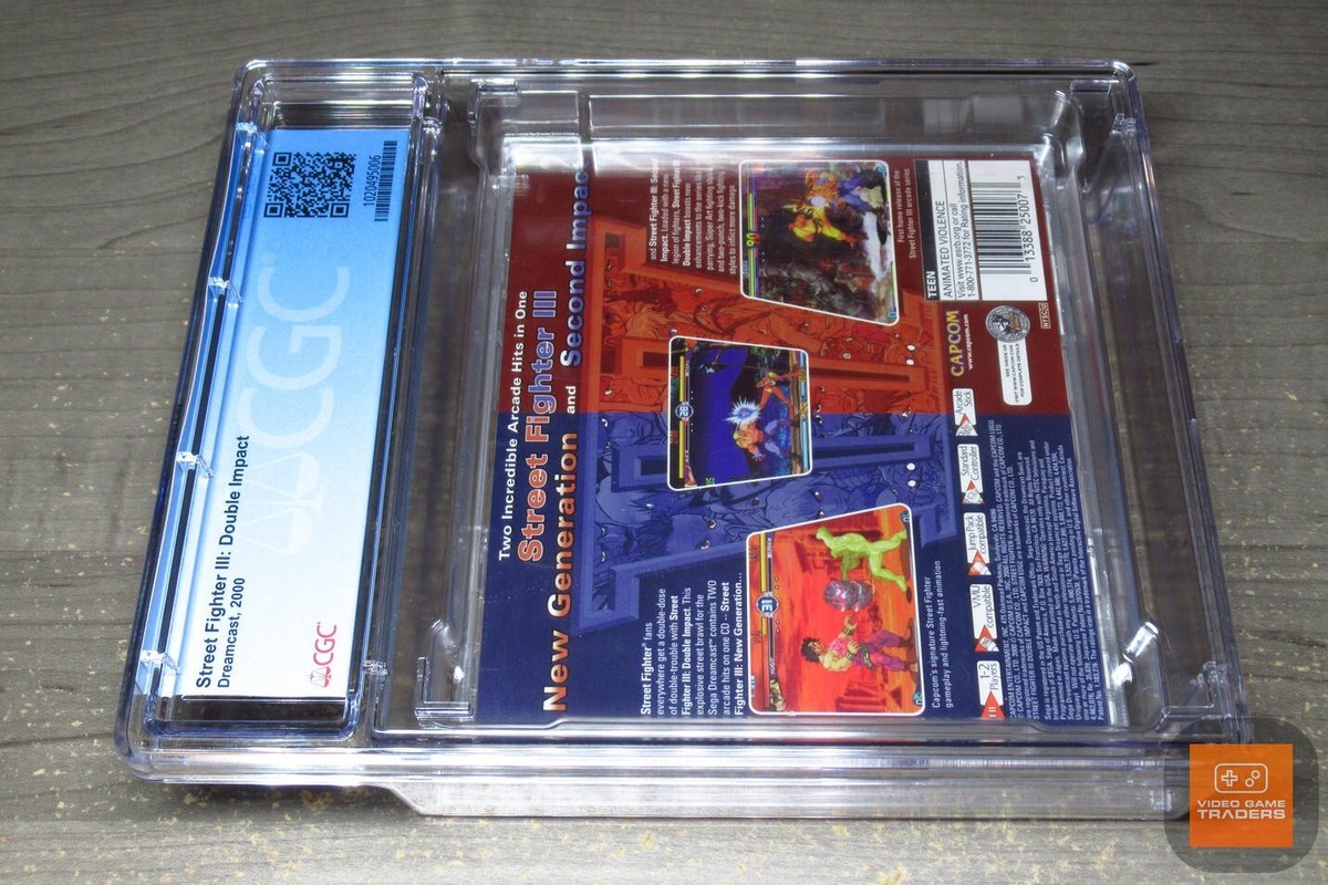 Jeu Street Fighter 3 Double Impact Pour Dreamcast - Version Japonaise - Avec Carte Spin Et Registration - Très Bon état