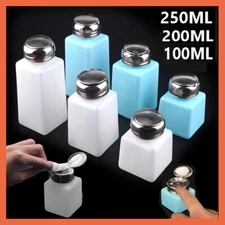 Pump Dispenser Container Empty Bottle Nail Polish Remover Clean Acetone Alcohol