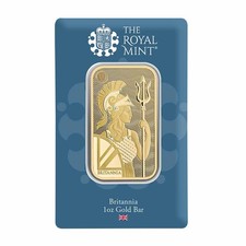 1 oz Gold Bar - The Royal Mint Britannia (New Assay) 4573.05 per troy oz