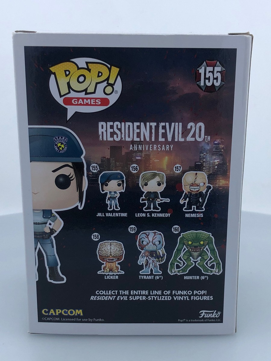 Funko Pop! バイオハザード155 ジル・バレンタイン ファンコ Funko Resident Evil POP Games Jill Valentine Vinyl Figure