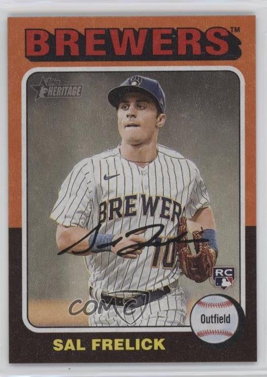 2024 Topps Heritage Rookies Flip Stock Sal Frelick #451 Rookie RC 5s3