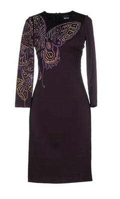 Just Cavalli Embellished Beaded Sheath Dress IT 40 US 2/4 S