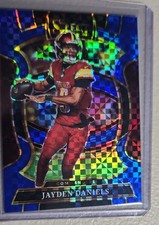 2025 Panini Select - Concourse Jayden Daniels #88 Blue Prizm /249 Commanders 