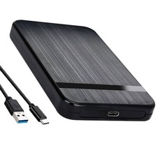 2.5" SATA USB 3.1 Hard Drive Disk HDD SSD Enclosure External Laptop Case C