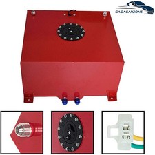 8 Gallon 30l Fuel Cell Gas Tank Aluminum Racing Street Drift With Level Sender