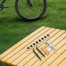 Essential Cycling Gear Portable Repair Kit for Inner Tubes and Air Mattresses