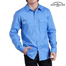 KingGee K14820 Workcool 2 Long Sleeve Shirt Sky Blue