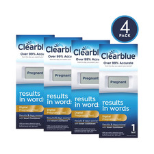 Clearblue Digital Pregnancy Test 4 Pack Smart Countdown 99 Accurate