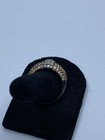 Swarovski Gold Over Sterling Silver & Crystal Size 9 Ring 9.3g — photo 4