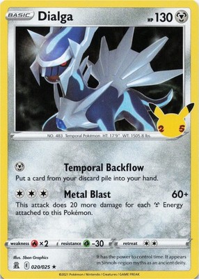 Pokemon - Dialga #020/025 - Celebrations Holo