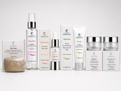 Dead Sea Skin Care Set 6 Pc System | Cleanse Tone Serum Mask Cream Routine